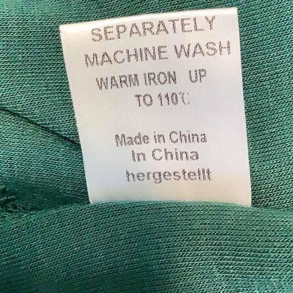 Women's Green Open Front Sweater - Picture 5 of 5